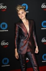 AJ MICHALKA at Disney/ABC Upfront Presentation in New York 05/15/2018