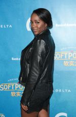 AJA NAOMI KING at Soft Power Premiere in Los Angeles 05/16/2018