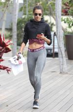 ALESSANDRA AMBROSIO Heading to a Gym in Los Angeles 05/02/2018