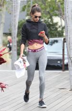 ALESSANDRA AMBROSIO Heading to a Gym in Los Angeles 05/02/2018