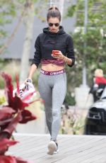 ALESSANDRA AMBROSIO Heading to a Gym in Los Angeles 05/02/2018