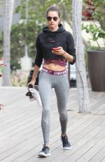 ALESSANDRA AMBROSIO Heading to a Gym in Los Angeles 05/02/2018