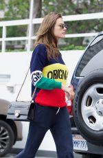 ALESSANDRA AMBROSIO Heading to a Spa in Santa Monica 05/21/2018