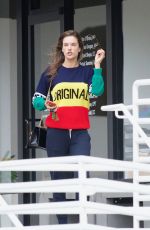 ALESSANDRA AMBROSIO Heading to a Spa in Santa Monica 05/21/2018