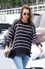 ALESSANDRA AMBROSIO Heading to a Sports Medical Appointment in Los Angeles 05/23/2018