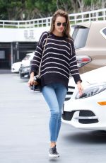 ALESSANDRA AMBROSIO Heading to a Sports Medical Appointment in Los Angeles 05/23/2018