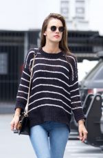 ALESSANDRA AMBROSIO Heading to a Sports Medical Appointment in Los Angeles 05/23/2018