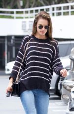 ALESSANDRA AMBROSIO Heading to a Sports Medical Appointment in Los Angeles 05/23/2018