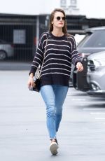 ALESSANDRA AMBROSIO Heading to a Sports Medical Appointment in Los Angeles 05/23/2018