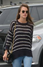 ALESSANDRA AMBROSIO Heading to a Sports Medical Appointment in Los Angeles 05/23/2018
