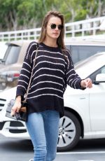 ALESSANDRA AMBROSIO Heading to a Sports Medical Appointment in Los Angeles 05/23/2018