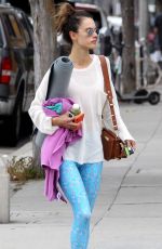 ALESSANDRA AMBROSIO Leaves a Yoga Class in Santa Monica 04/30/2018