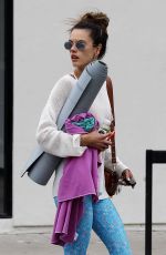 ALESSANDRA AMBROSIO Leaves a Yoga Class in Santa Monica 04/30/2018