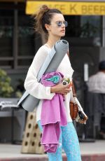 ALESSANDRA AMBROSIO Leaves a Yoga Class in Santa Monica 04/30/2018