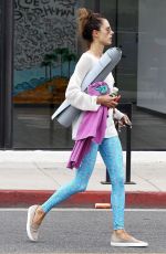 ALESSANDRA AMBROSIO Leaves a Yoga Class in Santa Monica 04/30/2018