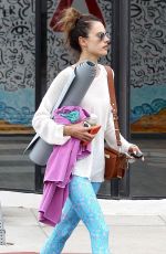 ALESSANDRA AMBROSIO Leaves a Yoga Class in Santa Monica 04/30/2018
