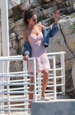 ALESSANDRA AMBROSIO on the Set of a Photoshoot at Eden Roc Hotel in Antibes 05/18/2018