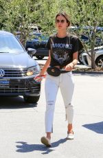 ALESSANDRA AMBROSIO Out for Coffee in Brentwood 05/03/2018