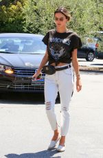 ALESSANDRA AMBROSIO Out for Coffee in Brentwood 05/03/2018