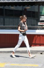 ALESSANDRA AMBROSIO Out for Coffee in Brentwood 05/03/2018