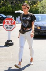ALESSANDRA AMBROSIO Out for Coffee in Brentwood 05/03/2018