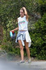ALESSANDRA AMBROSIO Out Hiking in Los Liones in Pacific Palisades 05/26/2018