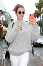 ALESSANDRA AMBROSIO Out in Cannes 05/14/2018