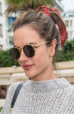 ALESSANDRA AMBROSIO Out in Cannes 05/14/2018