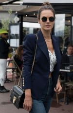 ALESSANDRA AMBROSIO Out on Croisette in Cannes 05/13/2018