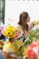 ALESSANDRA AMBROSIO Shopping at Whole Foods in Los Angeles 05/28/2018