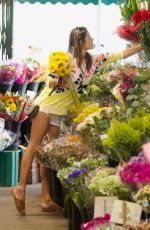ALESSANDRA AMBROSIO Shopping at Whole Foods in Los Angeles 05/28/2018