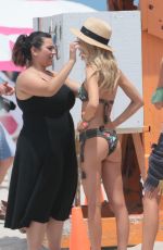 ALEXA COLLINS in Bikini on the Set of Photoshoot in Miami 05/03/2018