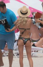 ALEXA COLLINS in Bikini on the Set of Photoshoot in Miami 05/03/2018