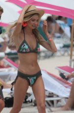 ALEXA COLLINS in Bikini on the Set of Photoshoot in Miami 05/03/2018