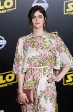 ALEXANDRA DADDARIO at Solo: A Star Wars Story Premiere in Los Angeles 05/10/2018