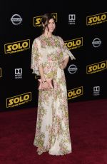 ALEXANDRA DADDARIO at Solo: A Star Wars Story Premiere in Los Angeles 05/10/2018