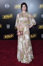 ALEXANDRA DADDARIO at Solo: A Star Wars Story Premiere in Los Angeles 05/10/2018