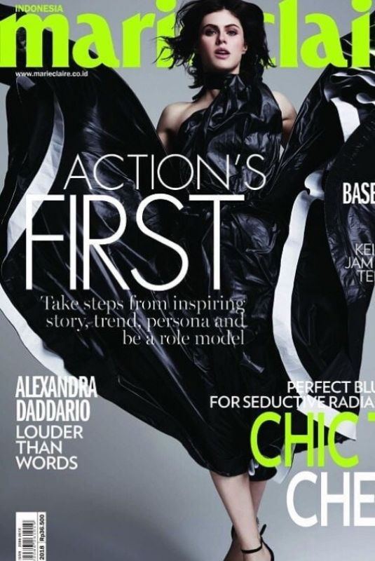 ALEXANDRA DADDARIO in Marie Claire Magazine, Indonesia May 2018 Issue