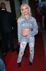 ALICE CHARTER in Jeans Out in London 05/03/2018
