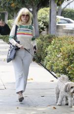 ALICE EVE Out with Her Dog in Los Angeles 05/29/2018