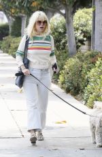 ALICE EVE Out with Her Dog in Los Angeles 05/29/2018