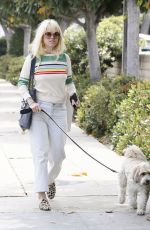 ALICE EVE Out with Her Dog in Los Angeles 05/29/2018
