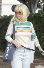 ALICE EVE Out with Her Dog in Los Angeles 05/29/2018