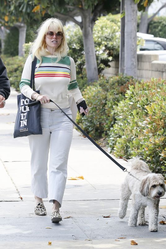 ALICE EVE Out with Her Dog in Los Angeles 05/29/2018