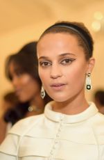 ALICIA VIKANDER at MET Gala 2018 in New York 05/07/2018