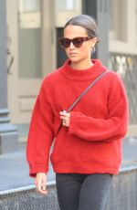 ALICIA VIKANDER Out and About in New York 05/08/2018