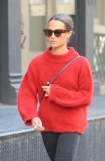 ALICIA VIKANDER Out and About in New York 05/08/2018