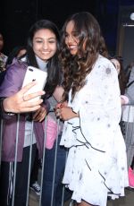 ALISHA BOE Arrives at Good Morning America in New York 05/24/2018