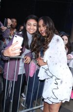 ALISHA BOE Arrives at Good Morning America in New York 05/24/2018