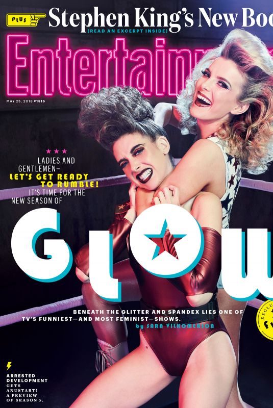 ALISON BRIE anb BETTY GILPIN in Entertainment Weekly, May 2018